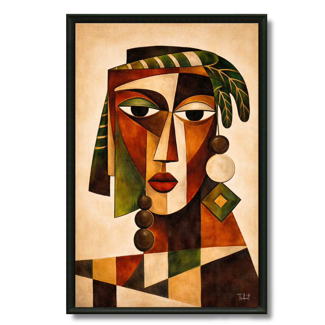 Tableau Sénégal – Masque coloré