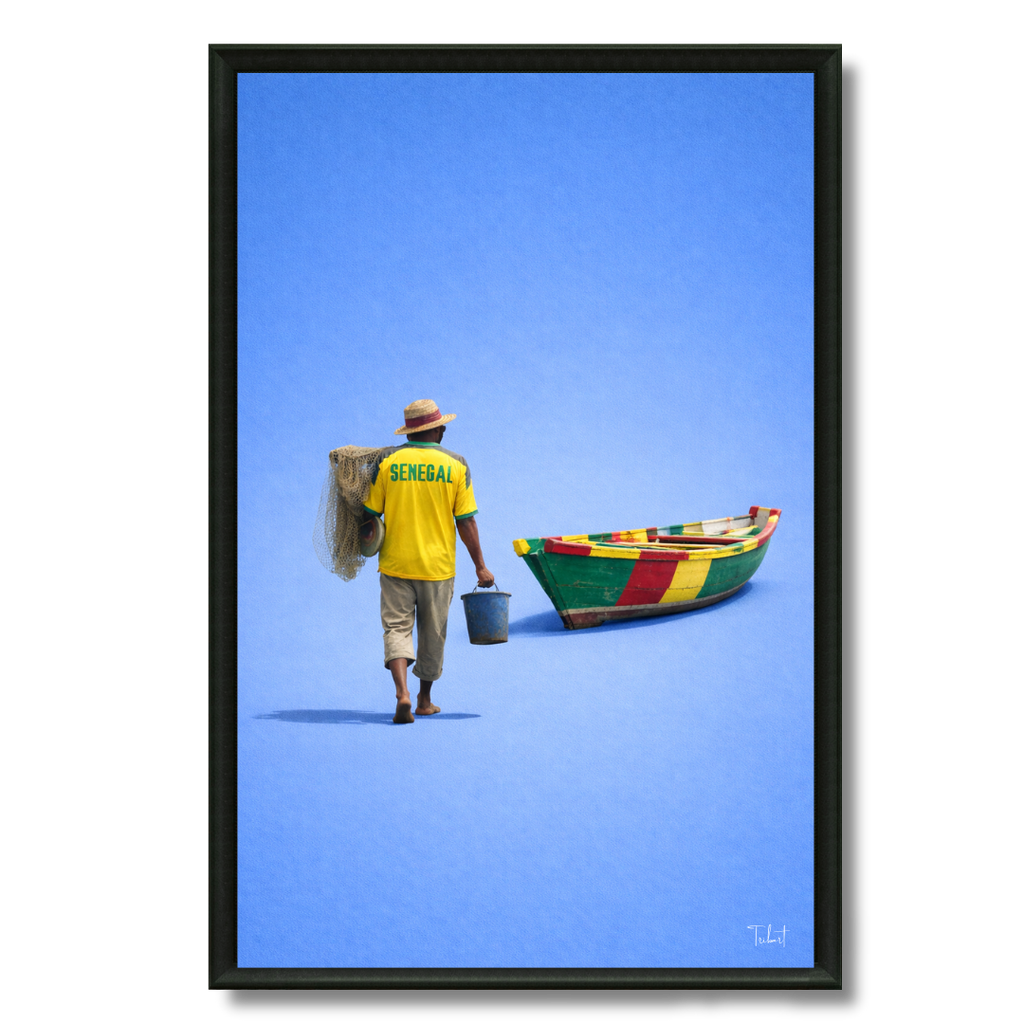 Tableau Sénégal – Le pêcheur.