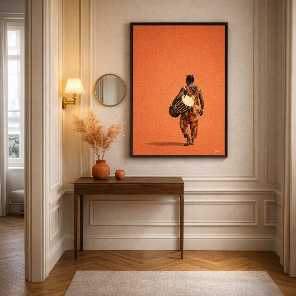 Tableau Sénégal – Le musicien